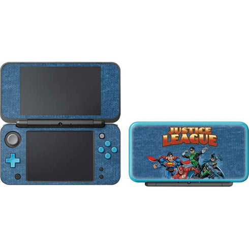 Justice League Action Pose Charcaters Nintendo 2DS XL (2017) Skin